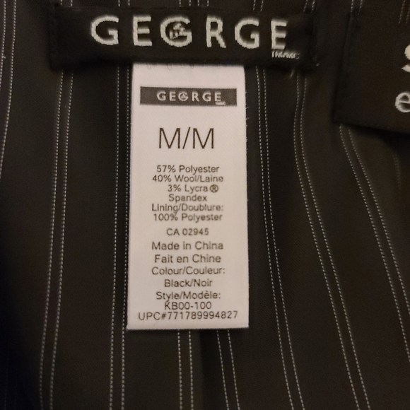 George Blazer Jacket. Black. Medium. - Picture 3 of 5